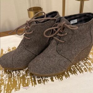 Toms Women's Lace-Up Ankle Boots